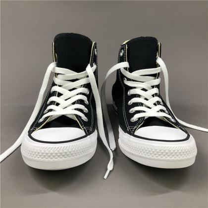 Wen Hand Painted Shoes Black Converse High Top..